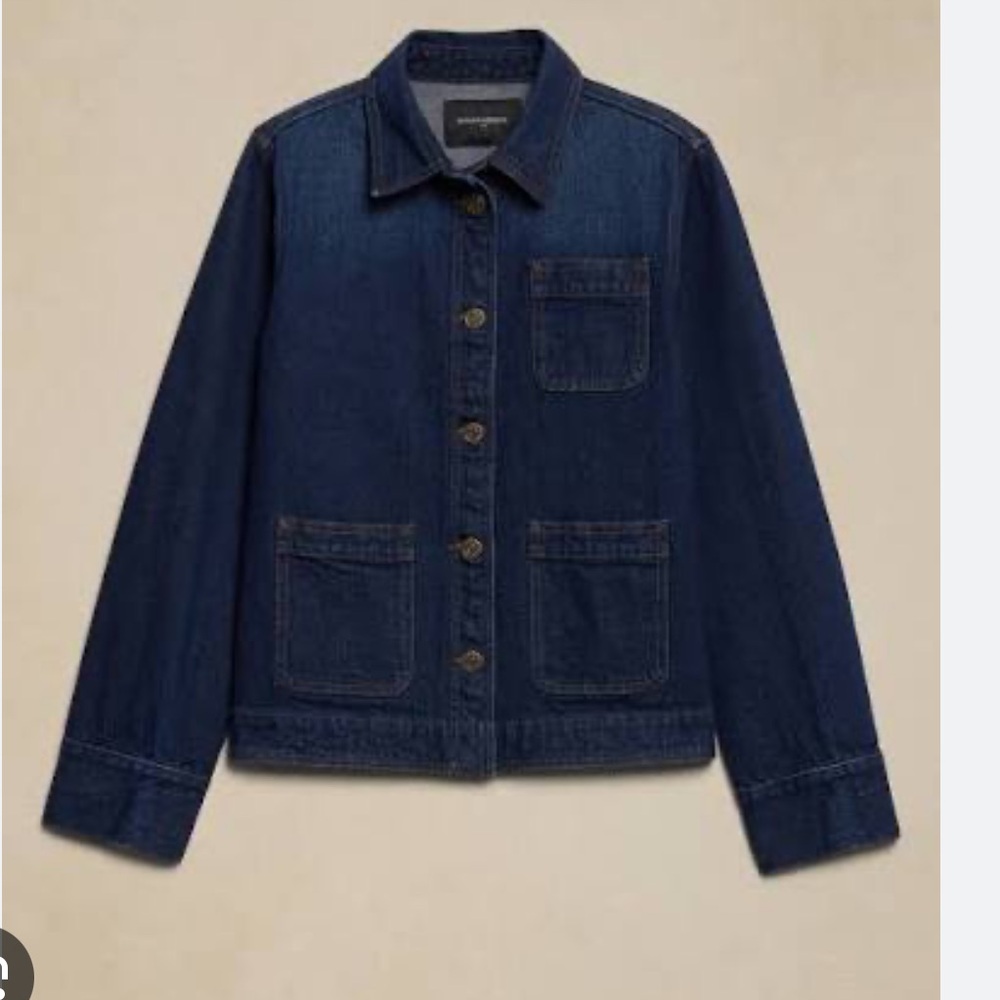 Banana Republic Denim Chore Jacket - Picture 2 of 4